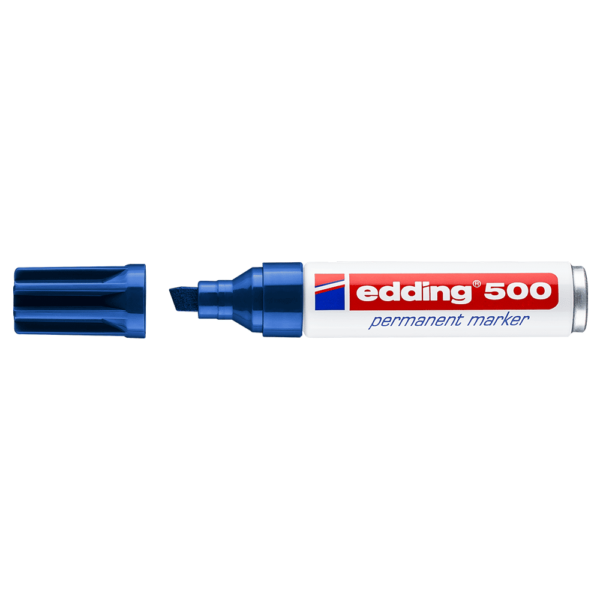 Edding 500 Permanentmarker blau