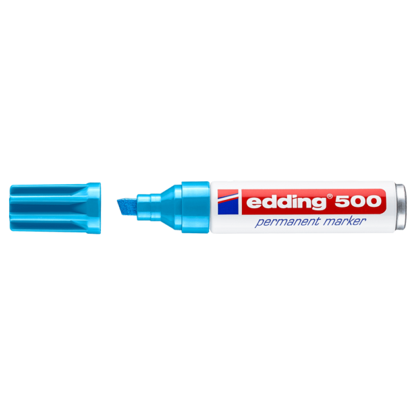Edding 500 Permanentmarker hellblau