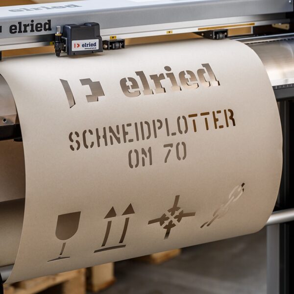 Schablonenrolle Kraftpapier Plotter 28 cm x 100 m