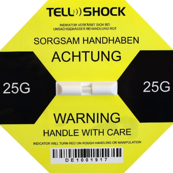 Tell-Shock Label 25G yellow