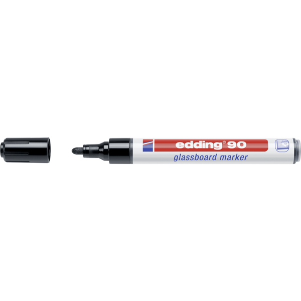 Edding e-90 Glasboardmarker schwarz