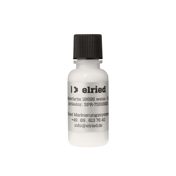 Markierfarbe Typ 18696 weiß 15ml Set 50 Stück
