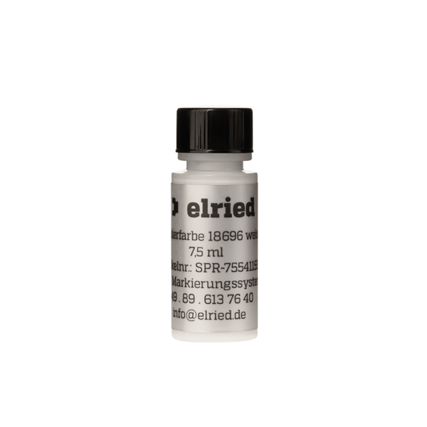 Markierfarbe Typ 18696  weiss 7,5ml Set 50 Stück