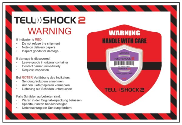 TellShock2 label 37G purple