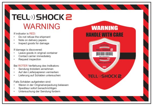 Tell-Shock 2 label 50G red