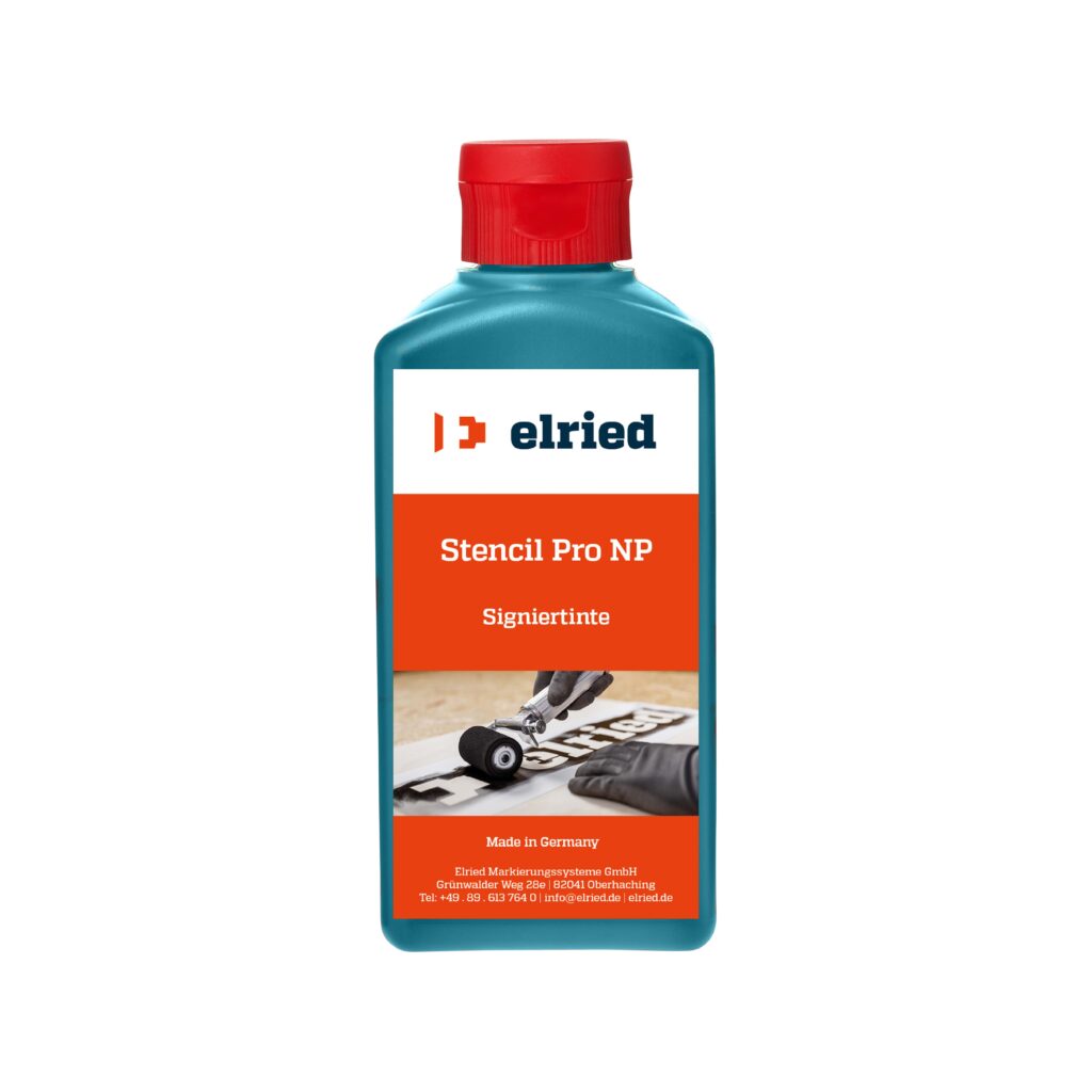 Signiertinte Stencil Pro NP Blau 250 Ml Elried Markierungssysteme signiertinte-stencil-pro-np-blau-250-ml-elried-markierungssysteme